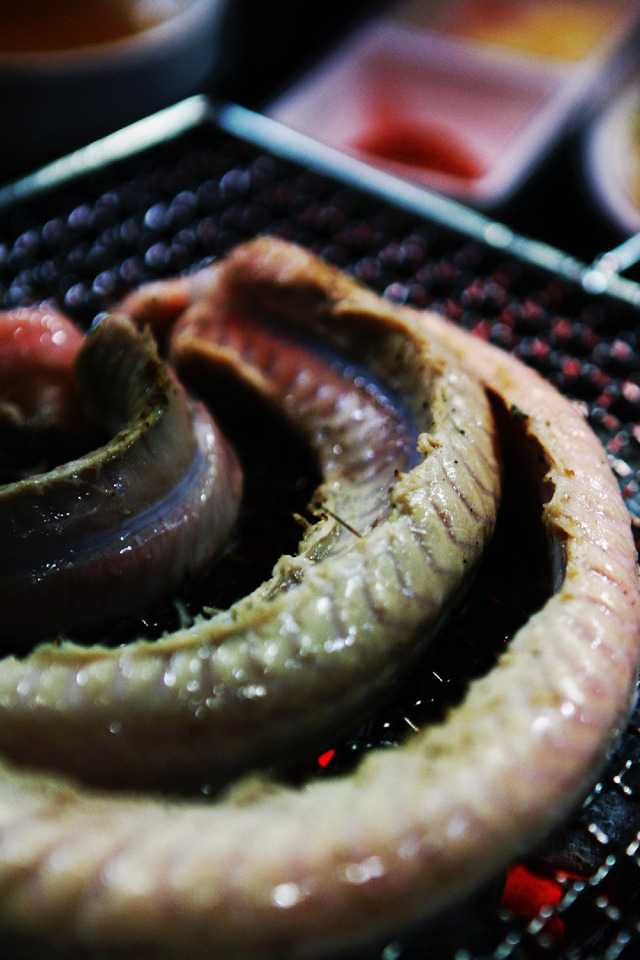 [인천맛집 / 구월동맛집] 허벌난숯불꼼장어 - 혐오식품매니아가 되다