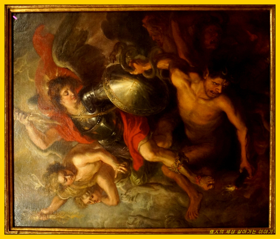 St, Michael Expelling Lucifer and the Rebellious Angels from Heaven/ ﻿RUBENS, Peter paul