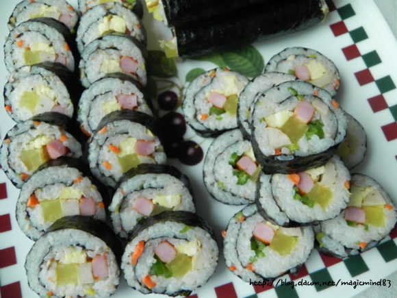 어른아이,김밥 이미지