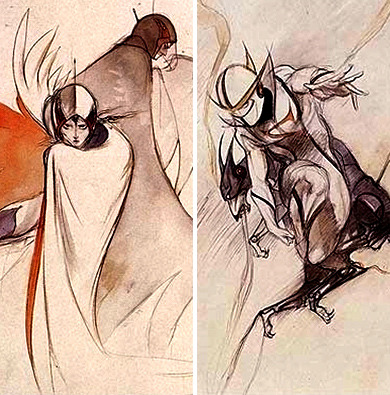 [일러스트작가] 으스스함과 몽롱함이 공존하는 아마노 요시타카의 세계 | 인스티즈