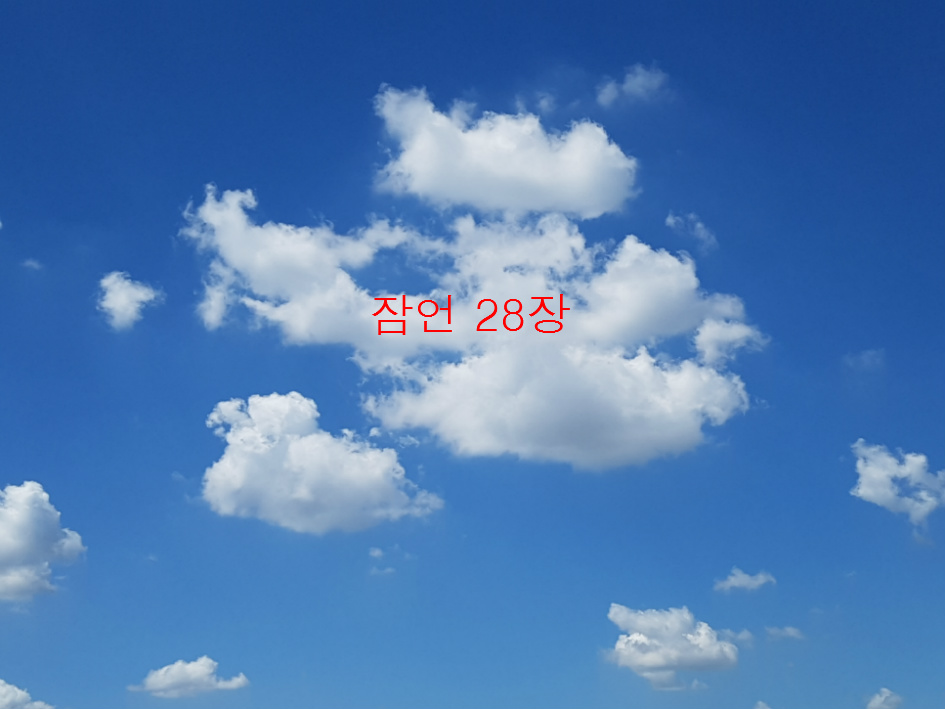 잠언28장, 전주동부교회