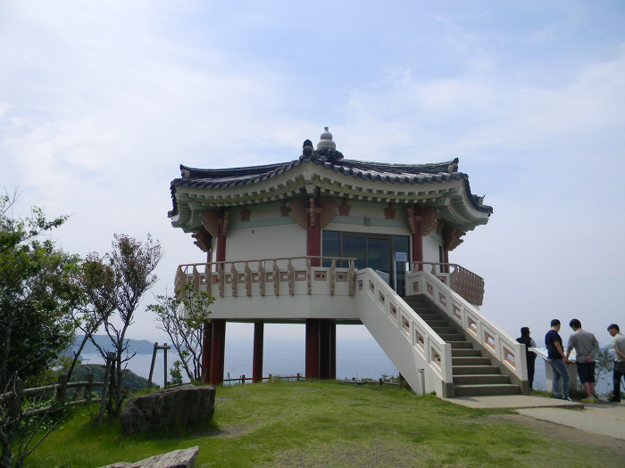 대마도 북쪽 끝에 자리한 본토바라기, 한국전망대 (대한해협, 해율도)