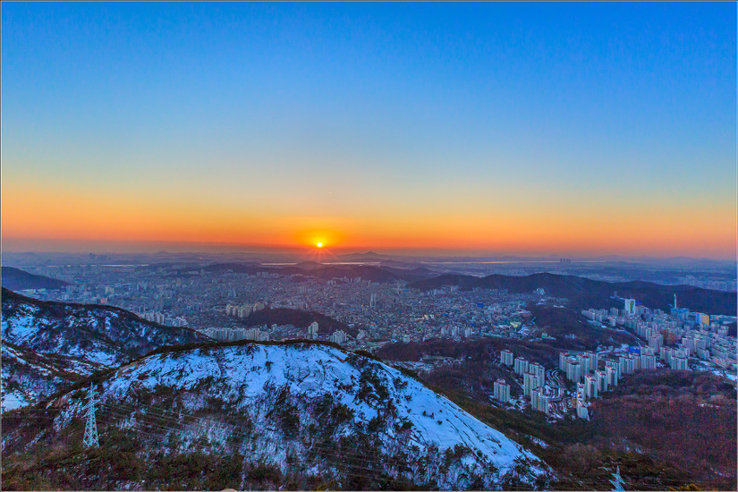 2017.12.31 삼각산 송년 해넘이 산길